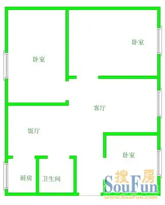 鸿森公寓户型图