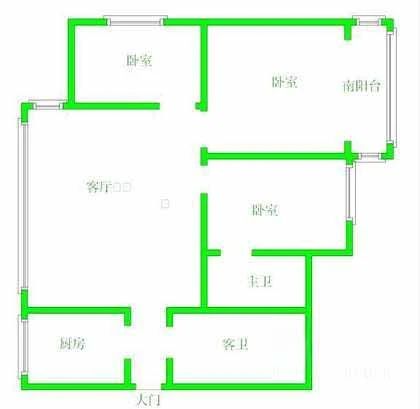 白俄罗斯公寓户型图