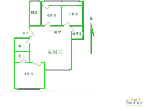 绿景苑别墅户型图