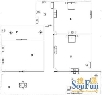青城花园户型图