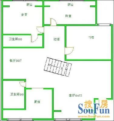 万年场横街17号院户型图
