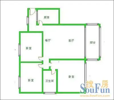 阳光心筑户型图