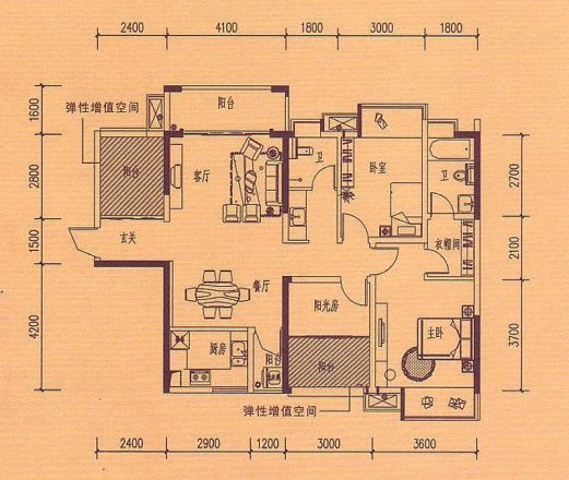 凤岭新新家园户型图