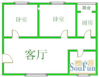 竹林公寓户型图