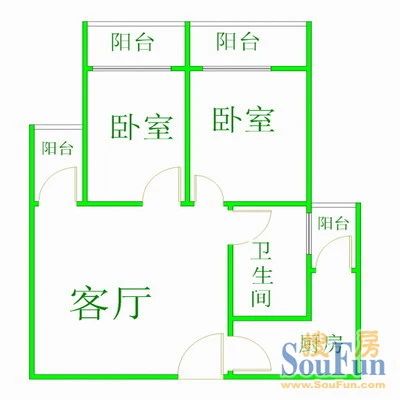天府银苑户型图