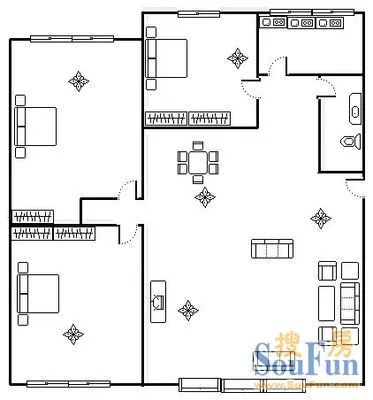 移动工程局家属院户型图