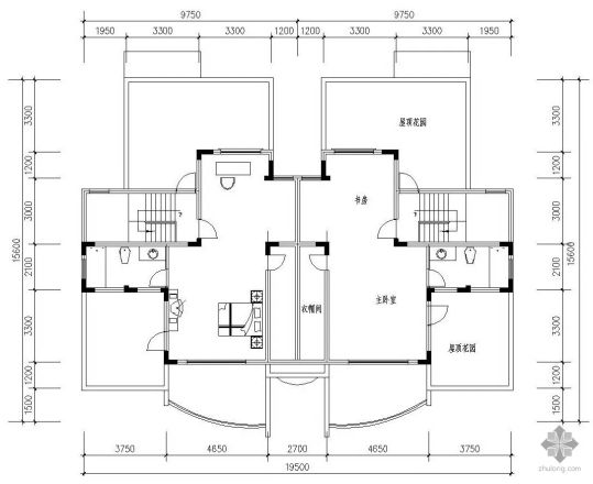 宽巷子四合院别墅户型图