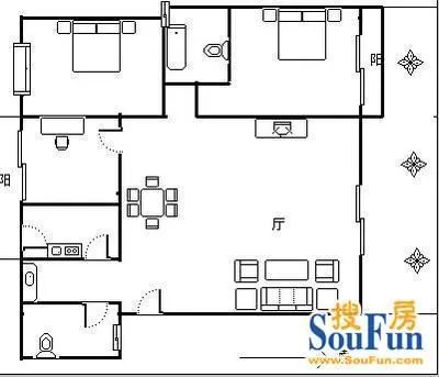 四季青城户型图