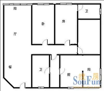 帘官公所街小区户型图