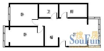 书香庭苑户型图