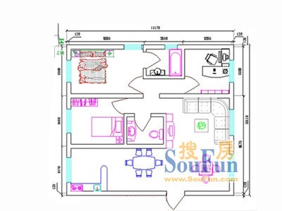 石步私宅户型图