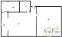 行政学院宿舍户型图