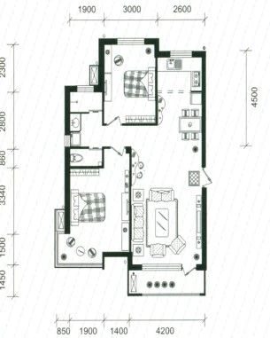 青城风景户型图
