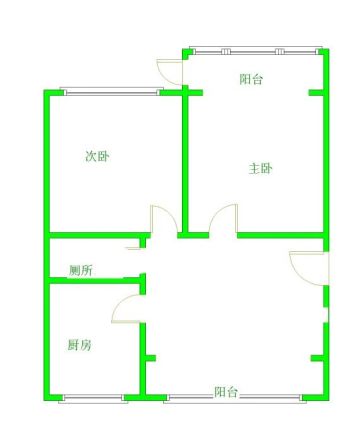 二七北路商业局宿舍户型图