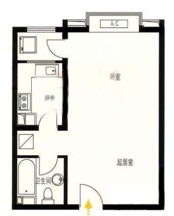 二七北路商业局宿舍户型图