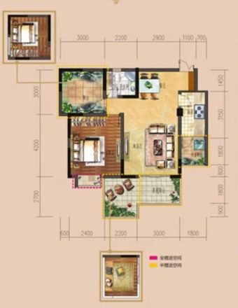 爱丁堡户型图