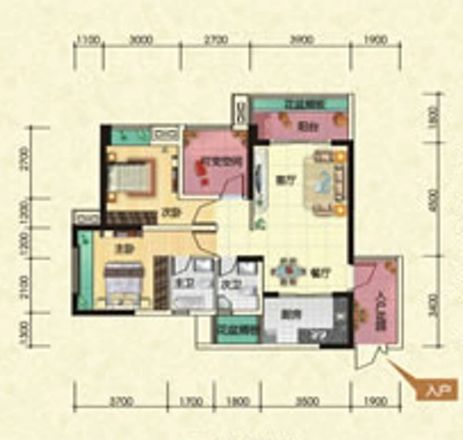 滨江壹号户型图