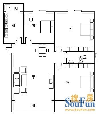 千祥公寓户型图