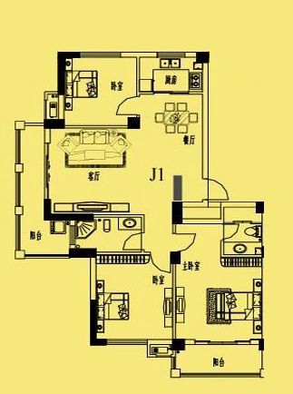 贤士二路国防工办户型图