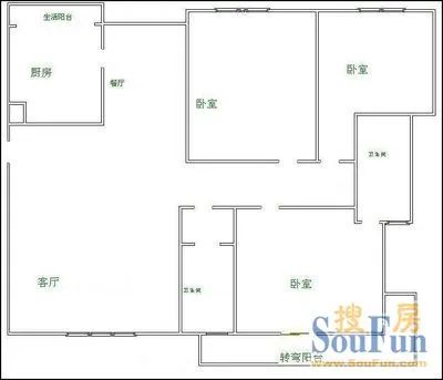 中央花园六期户型图