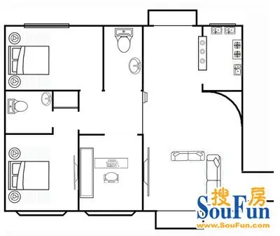 万州滨江一号户型图
