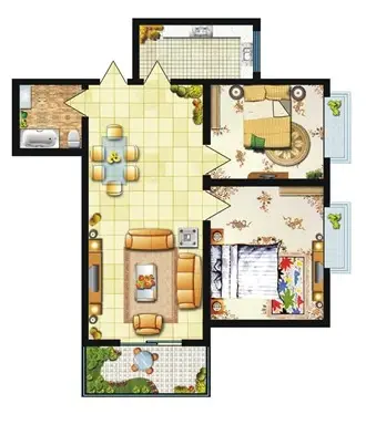 鼓楼巷老小区户型图