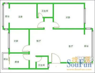 雅生路小区户型图
