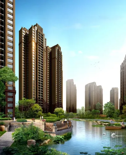 百悦天鹅湖效果图