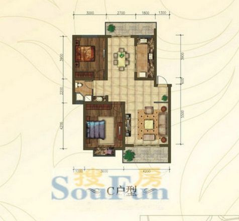 丽景天成仙林苑户型图