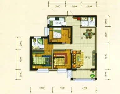 南街花园小区户型图