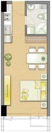 亚太大厦商住两用房户型图