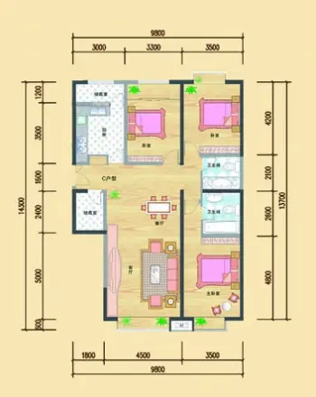 甘肃联合大学家属院户型图