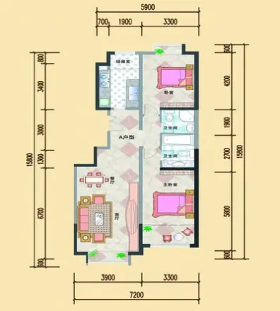 甘肃联合大学家属院户型图