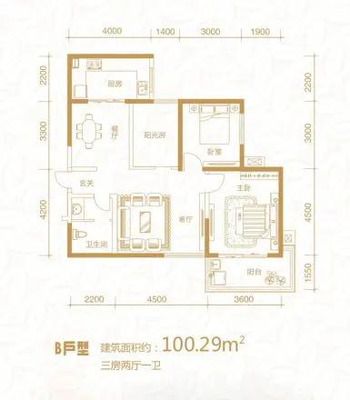 国际幸福城户型图