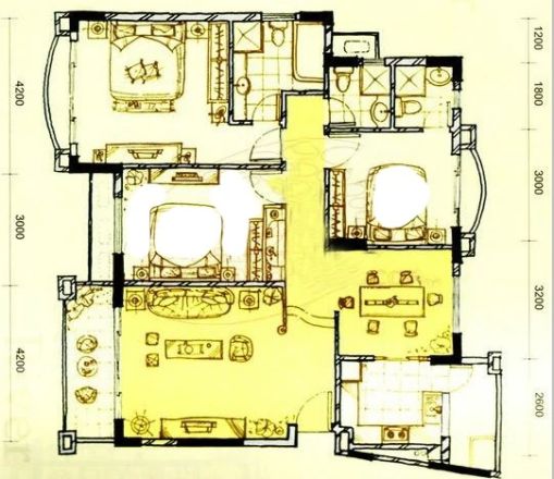 星河湾国际公寓户型图