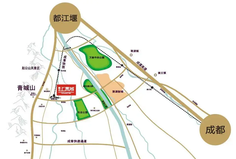 泰达格调青城岚田交通图