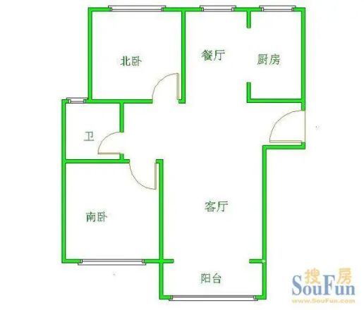金河公寓户型图