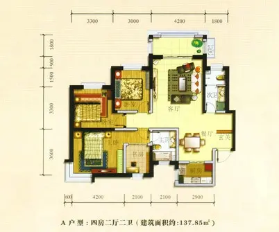 康瑞花园户型图