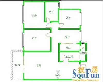 双桥路南五街社区户型图