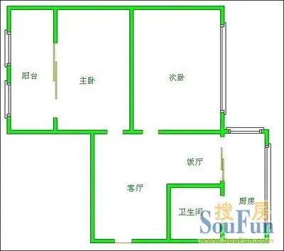 南河公寓户型图