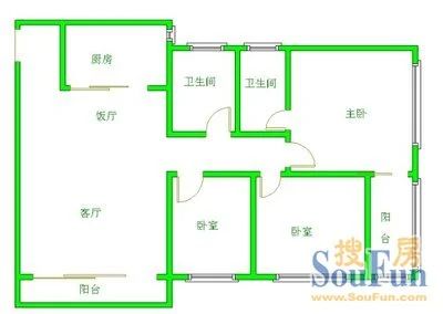 四川幼师宿舍户型图