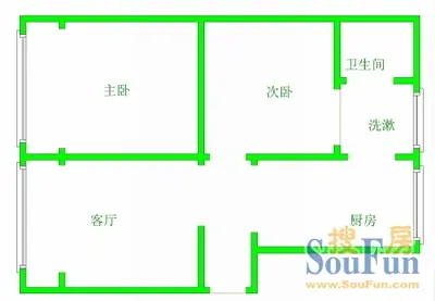 鸿森公寓户型图