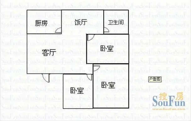 滨河社区户型图