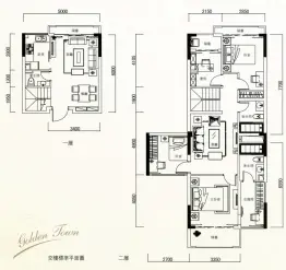 汇乔金色名都4室3厅1厨3卫建面109.25㎡