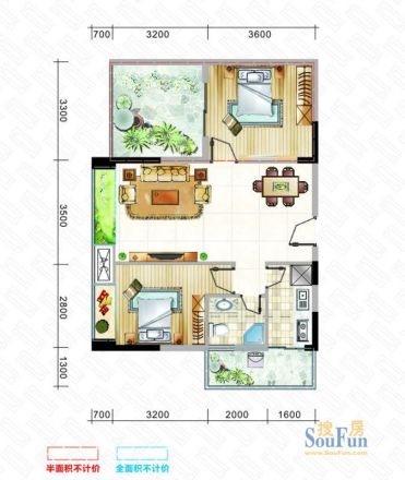 嘉州新城·海泊蓝湾3户型图