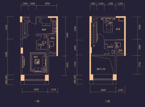 樓上樓下別墅享受 長沙複式樓4100元/平起