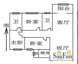 锦诚花园别墅户型图