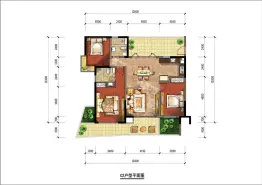 中信香水湾3室2厅1厨2卫建面129.22㎡