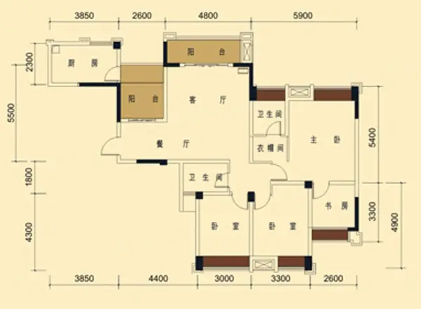 润扬金沙30°户型图