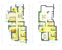 宏大·香榭华都6室2厅1厨2卫建面198.0㎡